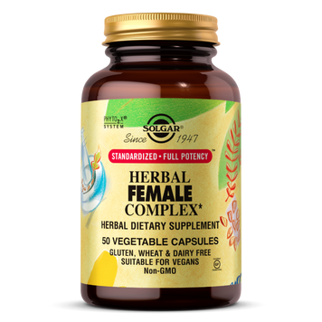 Трав'яний Комплекс для Жінок Solgar Herbal Female Complex 50 капсул (SOL1306)