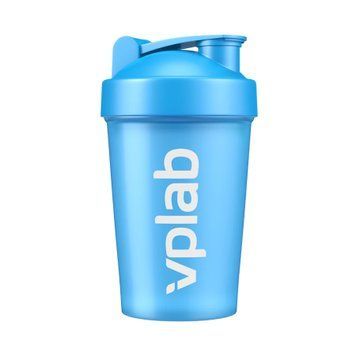 Шейкер спортивний VP Laboratory Shaker with Blender Ball 500 мл Cyan
