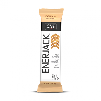 Протеїновий батончик QNT Enerjack Bar 75 грамм Caffe Latte