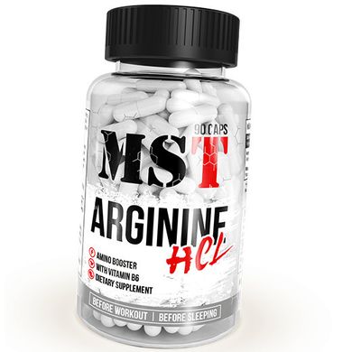 Л-Аргінін MST Arginine HCL 90 капсул гідрохлорид МПС