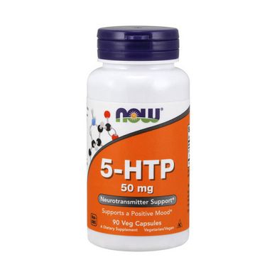5-гидрокситриптофан Now Foods 5-HTP 50 мг 90 капсул