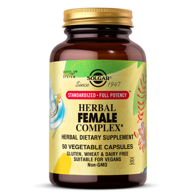 Трав'яний Комплекс для Жінок Solgar Herbal Female Complex 50 капсул (SOL1306)
