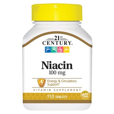 Ниацин 21st Century Niacin 100 mg (110 таб)