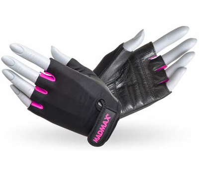 Рукавички для фітнесу Mad Max RAINBOW MFG 251 (розмір M) black / pink