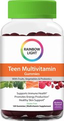 Вітаміни для підлітків Rainbow Light Teen Multivitamin Gummies 120 жувачок