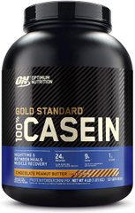 Казеин Optimum Nutrition 100% Gold Standard Casein 1800 г шоколад арахис