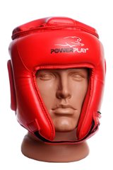 Боксерский шлем турнирный PowerPlay 3045 красный L