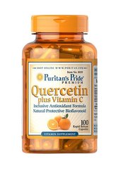 Витамин C + Кверцетин Puritan's Pride Vitamin C Plus Quercetin 250 mg/700 mg 100 капсул