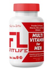 Вітаміни для чоловіків FitLife Multivitamin for Men 60 таблеток