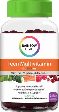 Витамины для подростков Rainbow Light Teen Multivitamin Gummies 120 жевачек