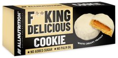 Протеиновое печенье AllNutrition Fucking Delicious cookie 128 г White Cream Peanut