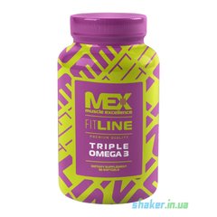 Омега 3 MEX Nutrition Triple Omega 3 90 капс рыбий жир