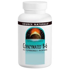 Коензим Q10 Вітаміну В6 25мг, Source Naturals, 120 таблеток для розсмоктування