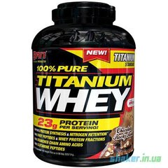 Сироватковий протеїн ізолят SAN 100% Pure Titanium Whey 2270 г титаниум chocolate rocky road