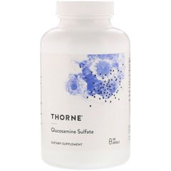 Глюкозамин сульфат, Glucosamine Sulfate, Thorne Research, 180 растительных капсул