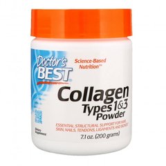 Колаген Doctor's Best Best Collagen Type 1 +3 200 грам Без смаку