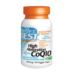 Коензим Q10 Doctor's Best High Absorption CoQ10 100 mg 30 капс