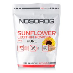 Лецитин Nosorog Sunflower Lecithin Powder 200 г без добавок носоріг