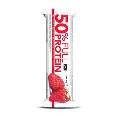 Протеїнові батончики QNT 50% full protein bar 50 г strawberry