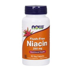 Ниацин Now Foods Flush-Free Niacin 250 mg (90 капс) нау фудс