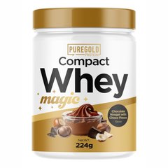 Сироватковий протеїн концентрат Pure Gold Compact Magic Whey Protein 224 г Chocolate Nougat with Choco Pieces