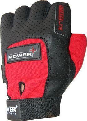 Рукавички для фітнесу і важкої атлетики Power System Power Plus PS-2500 Black/Red S