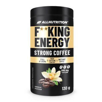 Кава AllNutrition Fitking Delicious Strong Coffee 130 г Vanilla