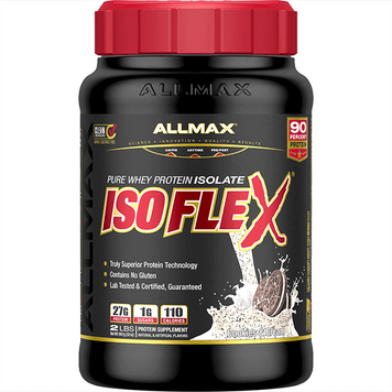 Сывороточный протеин изолят AllMax Nutrition Isoflex 907 грамм Печенье крем