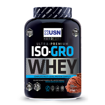 Сывороточный протеин USN Iso-Gro Whey 2000 г dutch chocolate