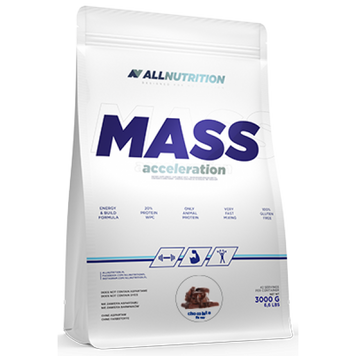 Гейнер для набору маси AllNutrition Mass Acceleration 3000 г Chocolate