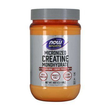 Креатин моногідрат Now Foods Micronized Creatine Monohydrate (500 г) unflavored