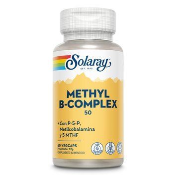 Комплекс вітамінів групи Б Solaray Methyl B-Complex 50 60 капсул