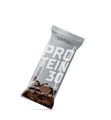 Протеиновые батончики Progress Nutrition Protein bar 30 protein 16*50 грамм Блок Chocolate