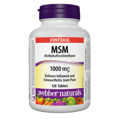 Метилсульфонілметан Webber Naturals MSM 1000 mg 160 таблеток