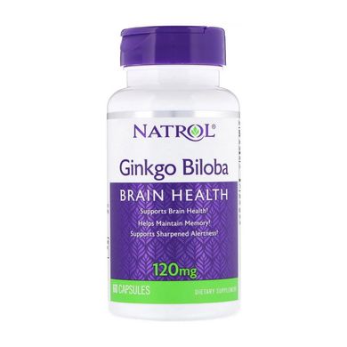 Гінкго білоба Natrol Ginkgo Biloba 120 mg 60 капс