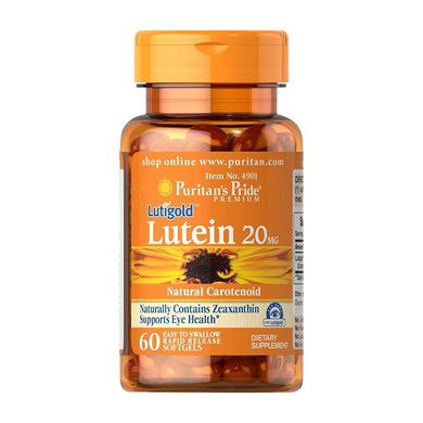 Лютеин Puritan's Pride Lutein 20 mg 60 капс