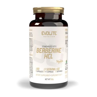 Берберин Evolite Nutrition Berberine HCl 400 mg 60 вег. капсул