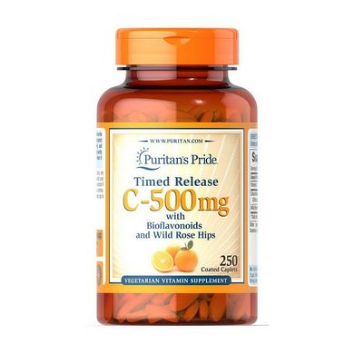 Вітамін С Puritan's Pride Vitamin C-500 mg (250 капс)