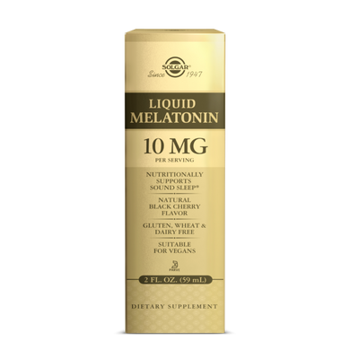 Мелатонін Solgar Liquid Melatonin, Natural Black Cherry Flavor, 10 mg 59 ml