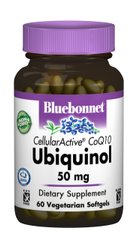 Убіхінол 50мг, Cellular Active, Bluebonnet Nutrition, 60 желатинових капсул