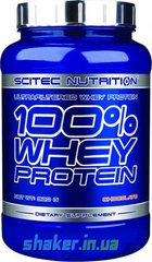 Сироватковий протеїн концентрат Scitec Nutrition 100% Whey Protein (920 г) white chocolate