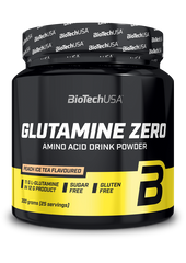 Глютамін BioTech Glutamine Zero 300 г peach ice tea