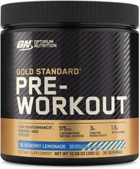 Предтренировочный комплекс Optimum Nutrition Pre-Workout gold standard (300 г)т blueberry lemonade