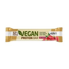 Протеїновий батончик VP Lab Vegan Protein Bar 60 г red fruit