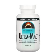 Магній Source Naturals Ultra-Mag 120 таблеток
