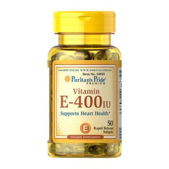 Витамин Е Puritan's Pride Vitamin E-400 IU (50 капс) пуританс прайд