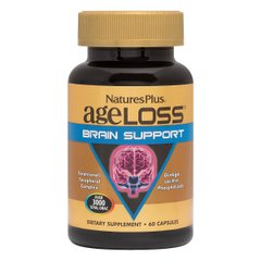 Комплекс Для Поддержки Мозга, AgeLoss Brain Support, Natures Plus, 60 капсул