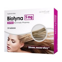 Биотин Activlab Biotyna Extra 5 mg 50 таблеток
