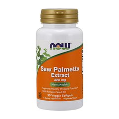 Со пальметто Now Foods Saw Palmetto Extract 320 mg (90 капс) нау фудс