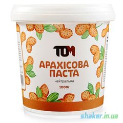 Натуральная арахисовая паста ТОМ 1000 г солодка
